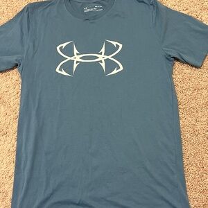 Under Armour Blue Short Sleeve Logo Tee